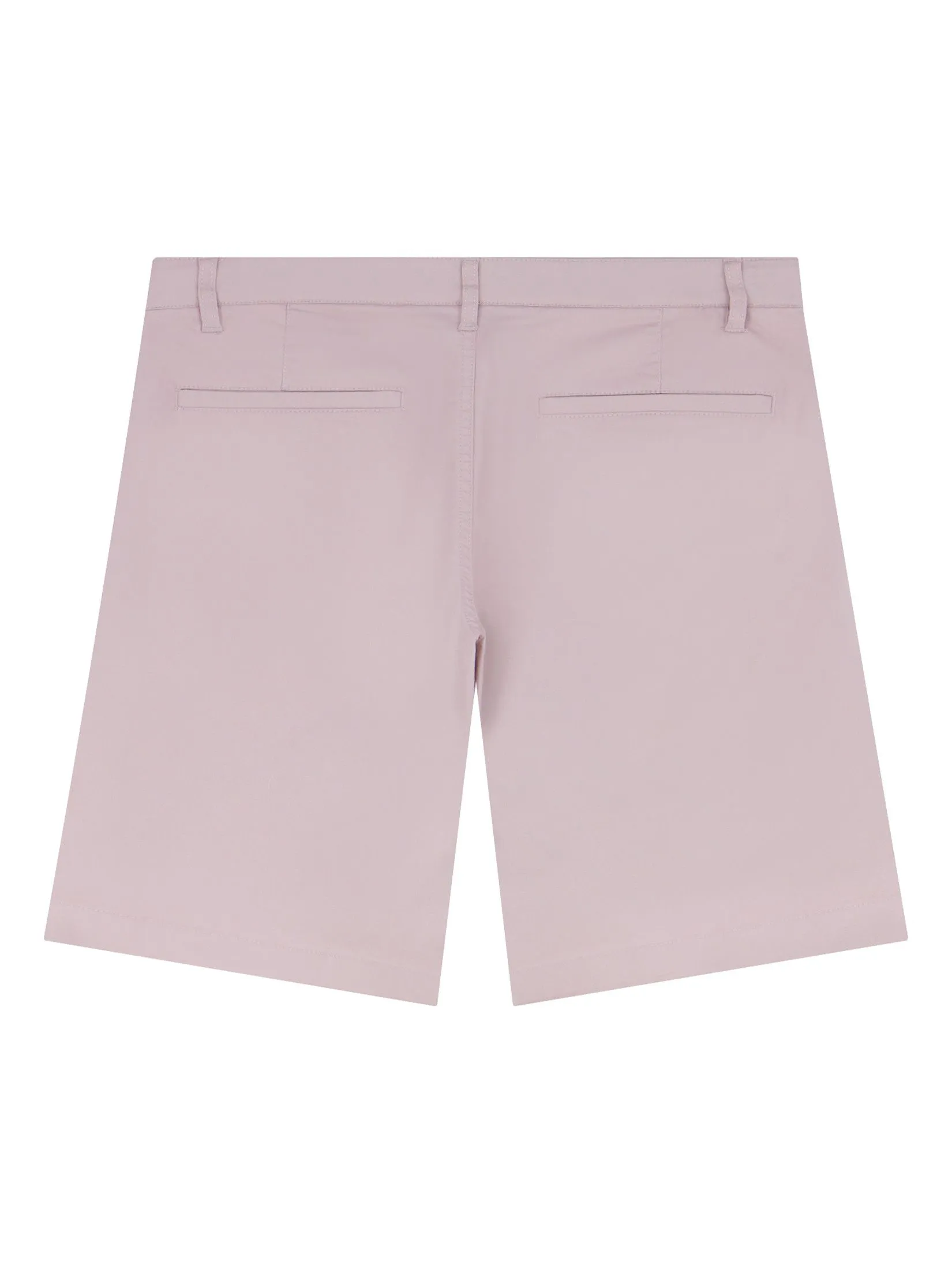 GIORDANO Men's Slim Taper Bermuda Shorts (180° Elastic Waist) Burnished lilac Pink