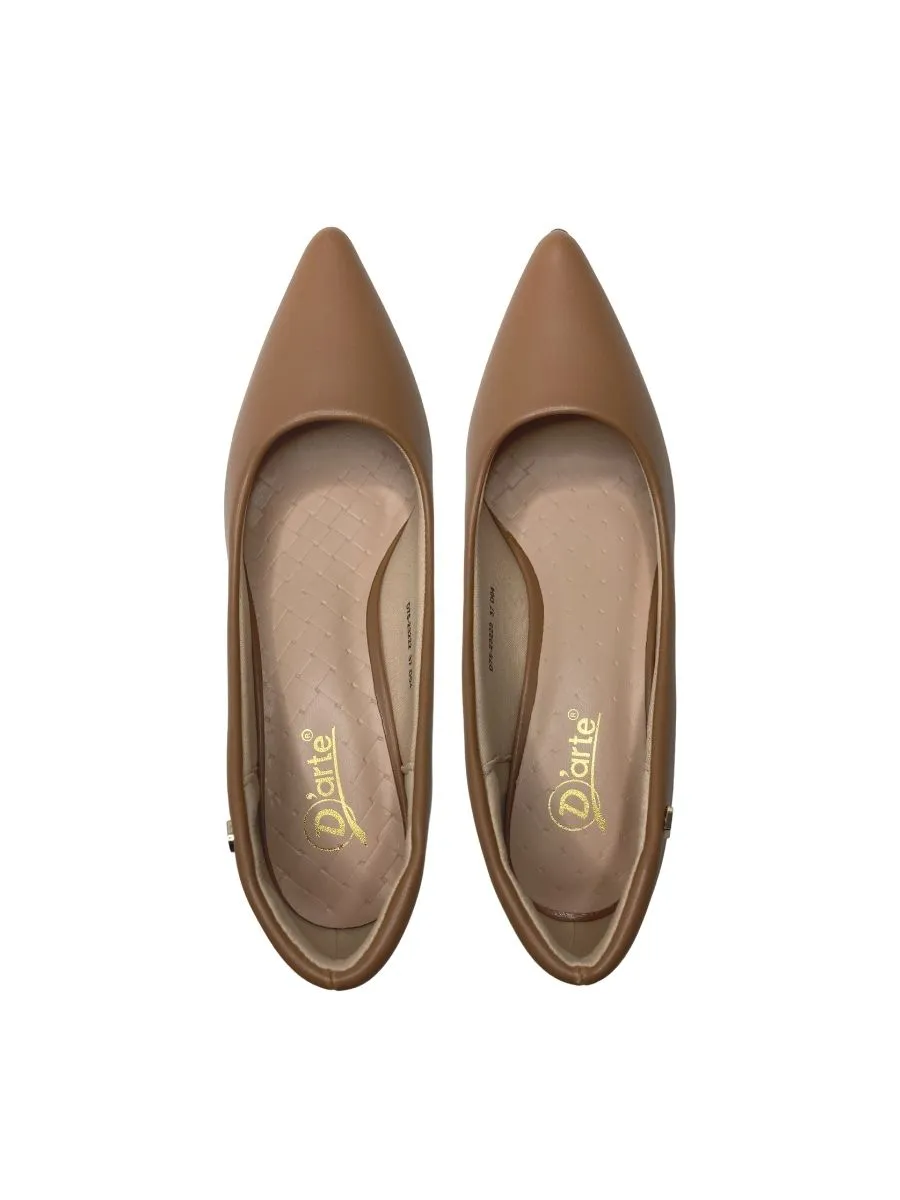 D'ARTE TAN HIGH HEELS D75-23222