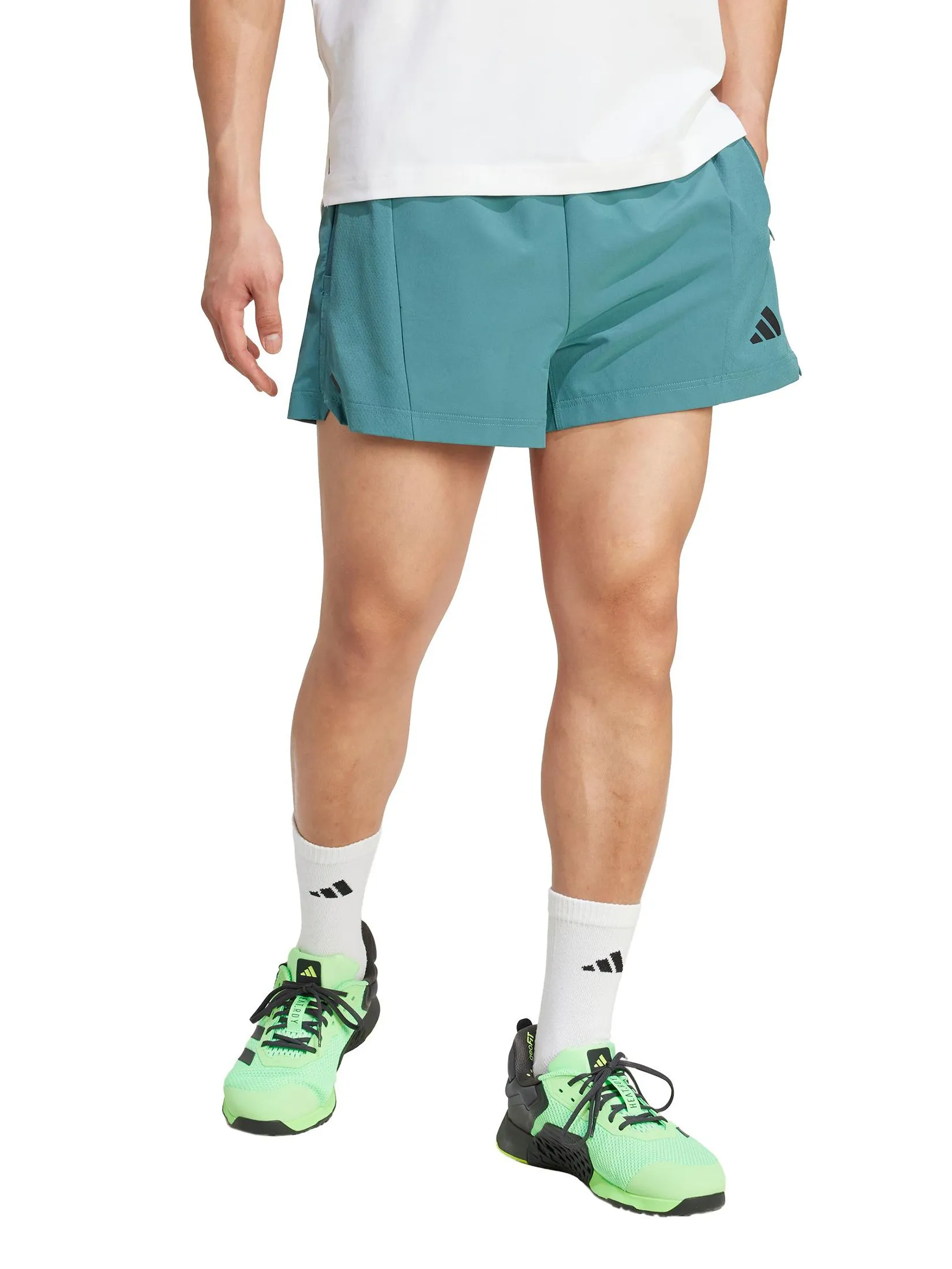 ADIDAS Men Shorts Power JW4744 Green / Preloved Teal