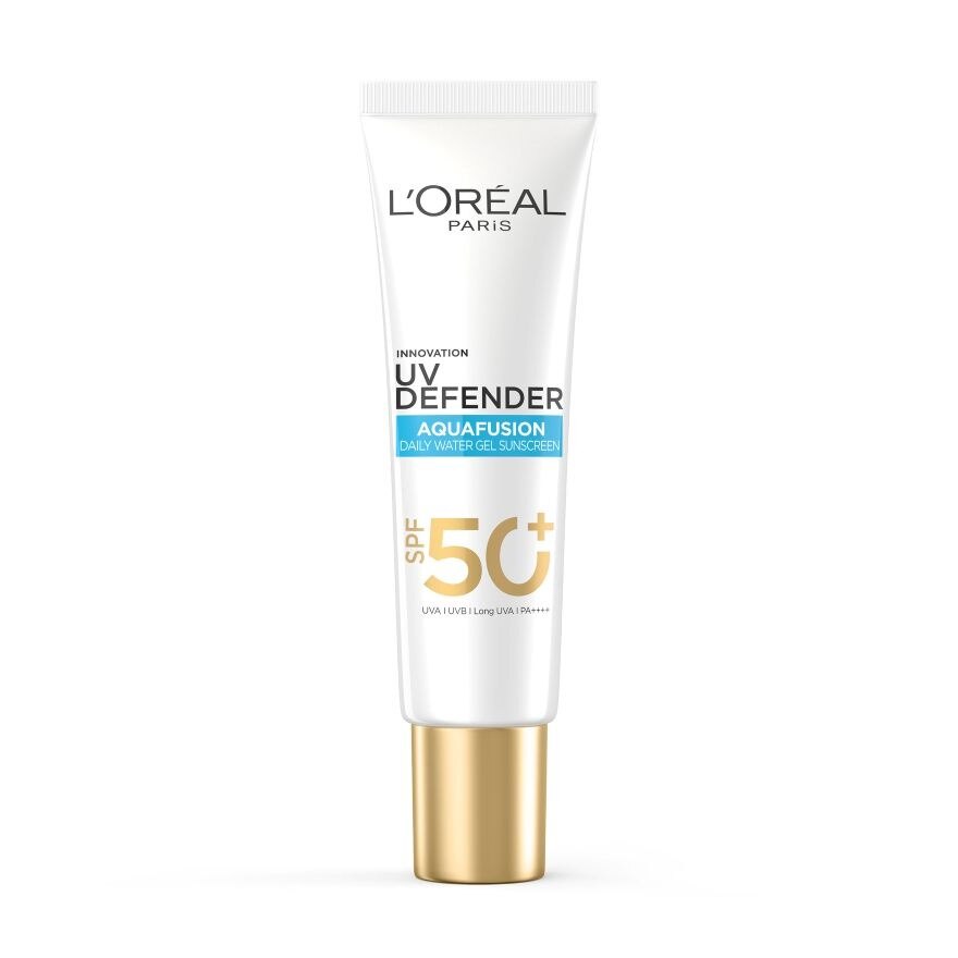 L'Oreal Paris UV Defender Aquafusion Daily Water Gel Sunscreen SPF 50+ PA++++ 30 Ml.