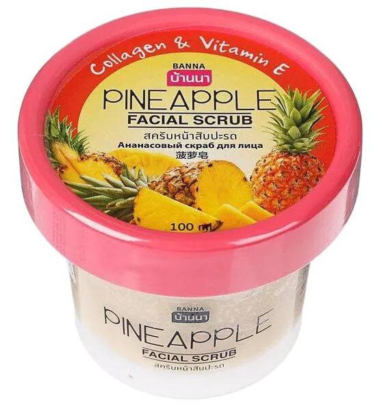 Скраб для лица с ананасом Banna 100 мл