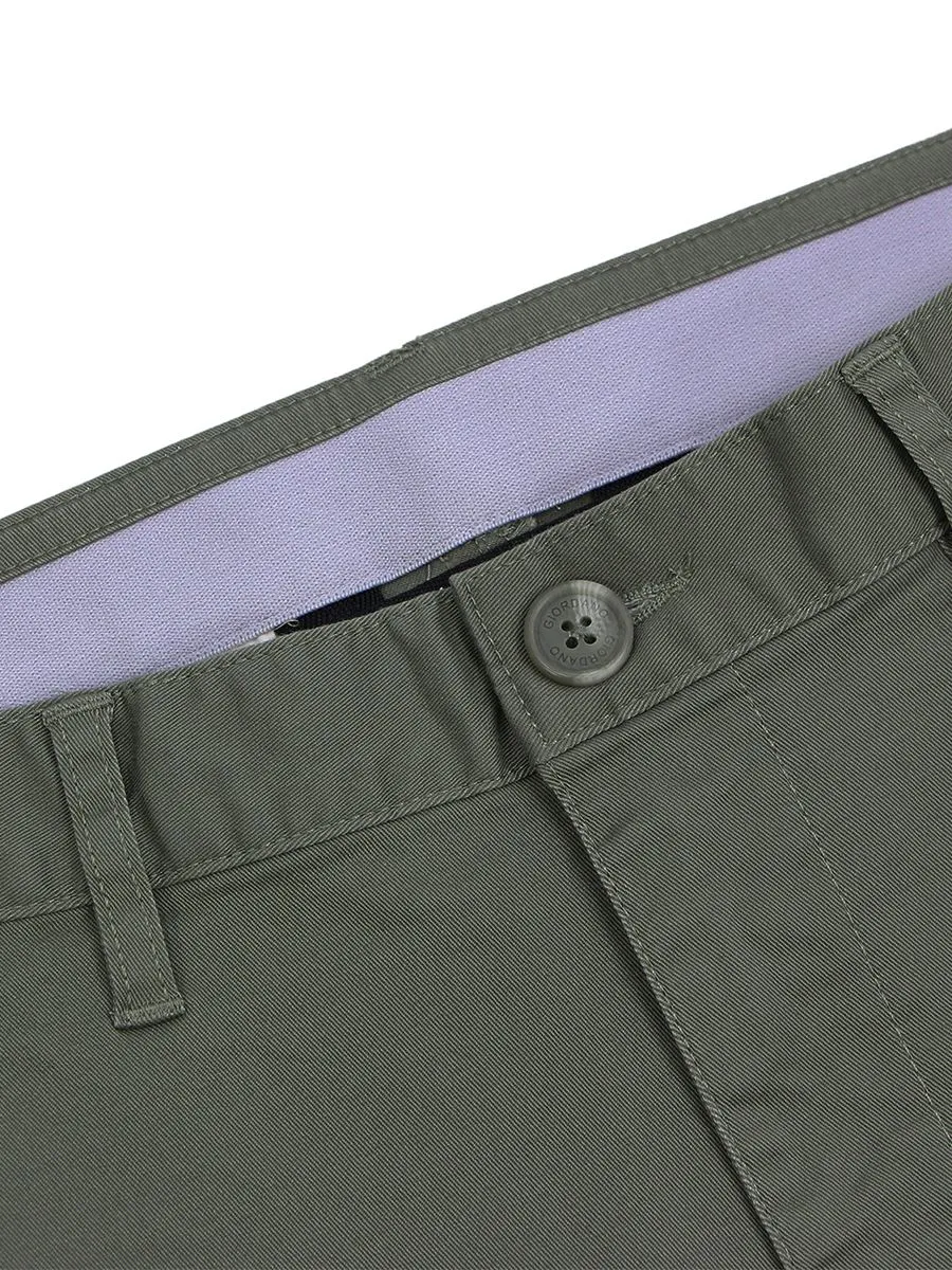 GIORDANO Men's Low rise Slim Taper Super Stretch Pants Dusty olive green