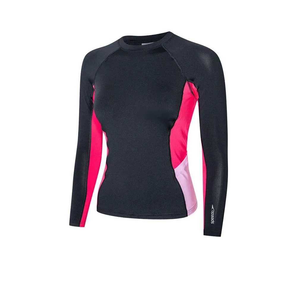 SPEEDO Women Rashguard Long Sleeve Black - SP111SP442EGTH