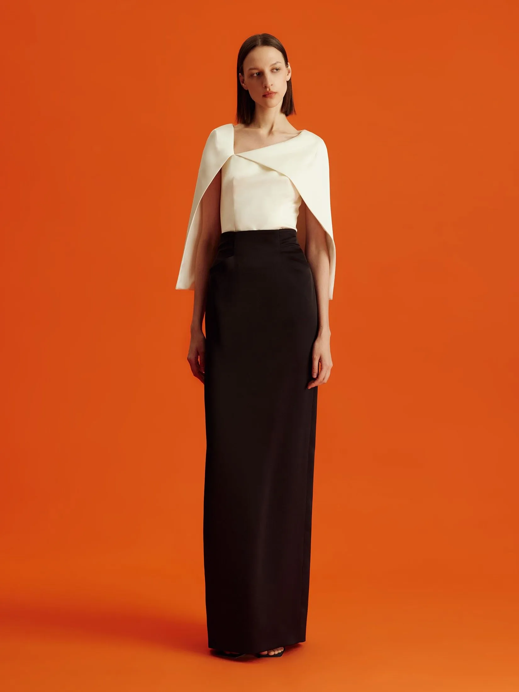 ASAVA (AW24 )Brynlee Column Women Skirt Black