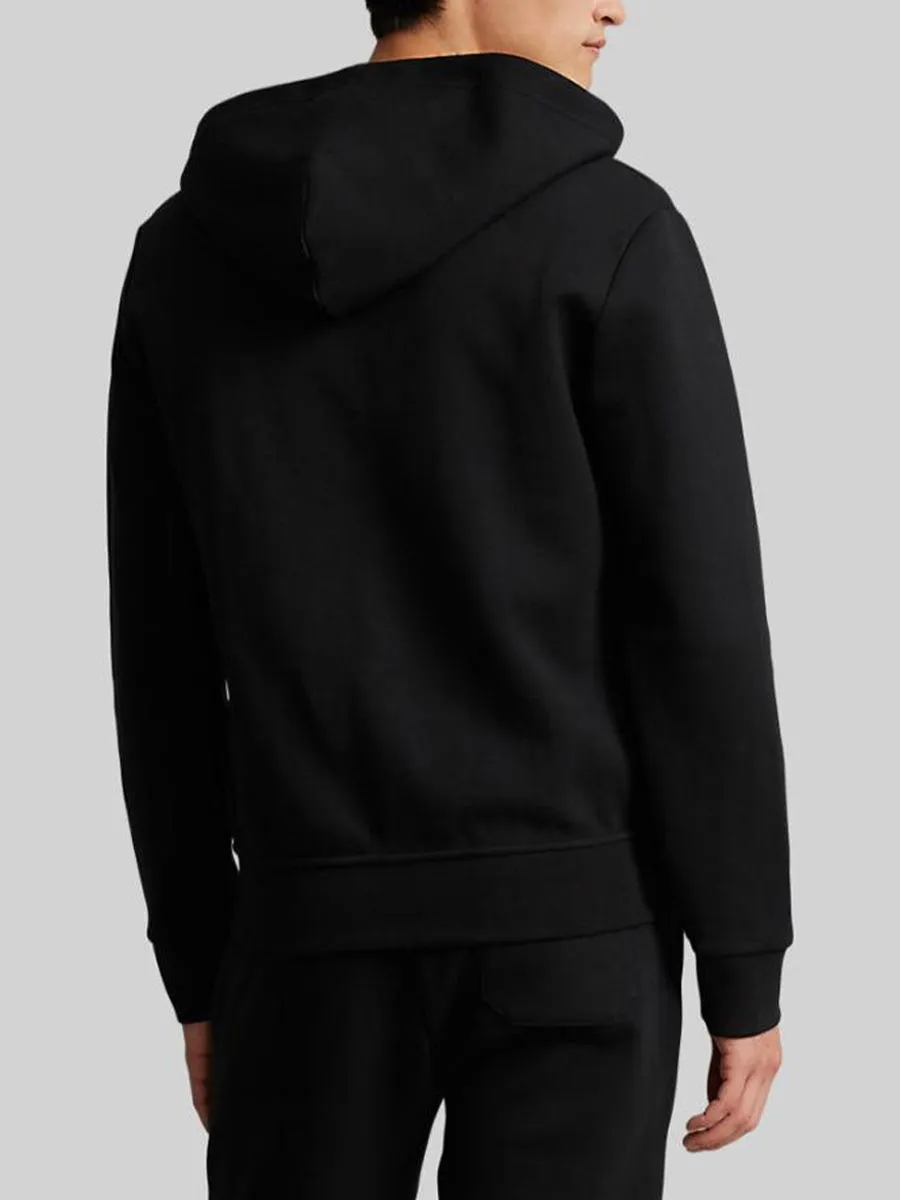 POLO RALPH LAUREN Men Jacket-Double-Knit Full-Zip Hoodie-Black