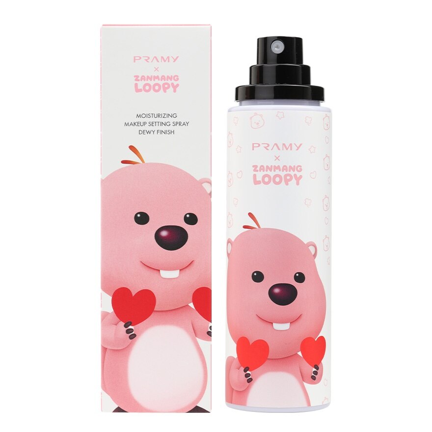 Pramy Zanmang Loopy Moisturizing Makeup Setting Spray Dewy Finish 100ml.