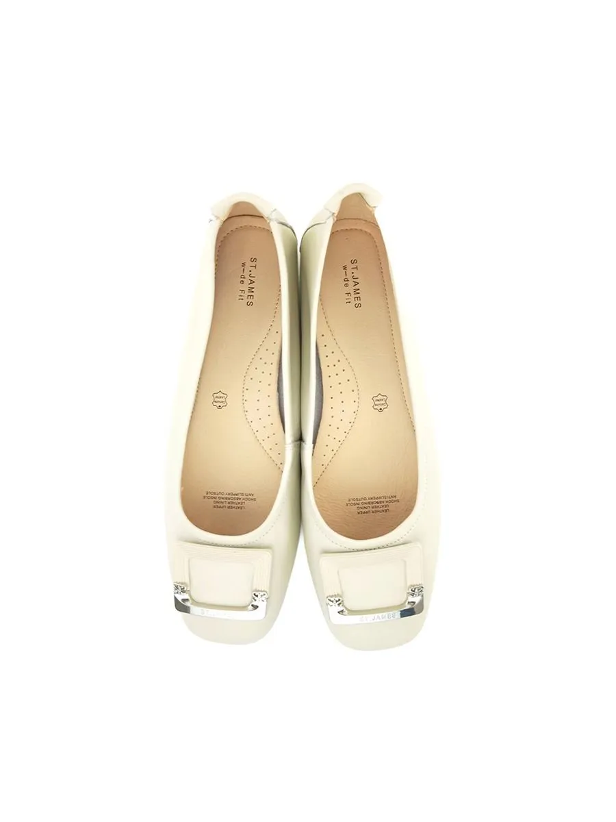 ST.JAMES Women flat shoes PERTH-L.BEIGE