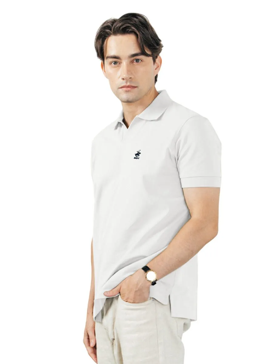 BEVERLY HILLS POLO CLUB White Men Polo Shirts Model BV2I001