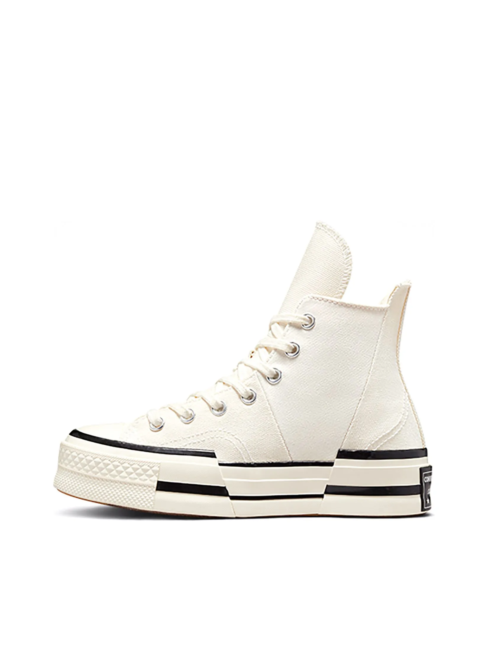 CONVERSE Unisex Sneakers Chuck 70 Plus Canvas Hi Cream
