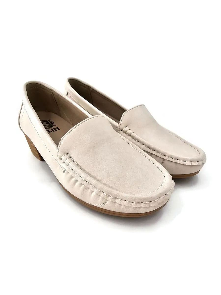 KLIN Woman Loafer Pump Ivory