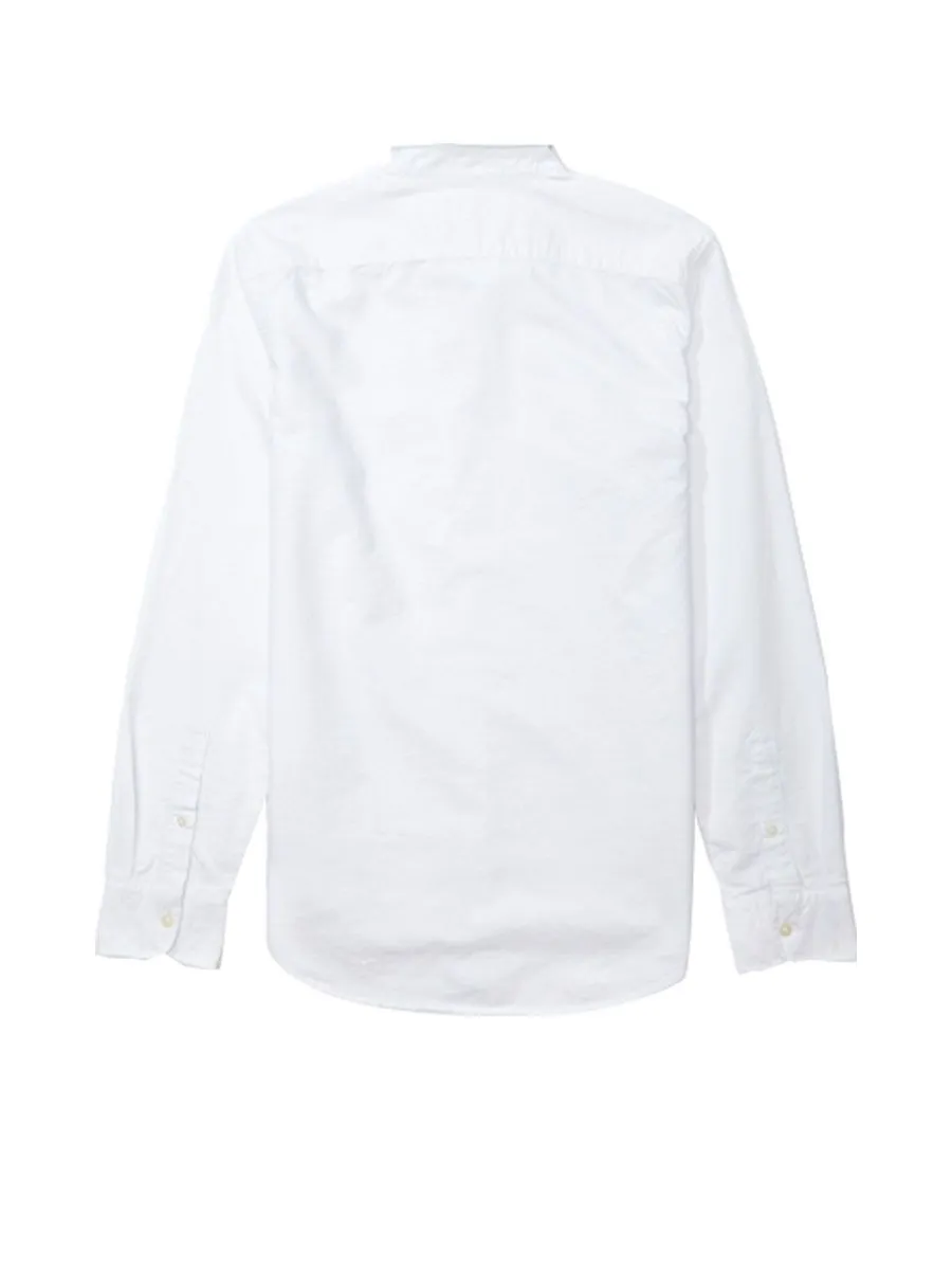 AMERICAN EAGLE Shirt Solid Oxford W Eagle 5153 Solid Oxford 100 White