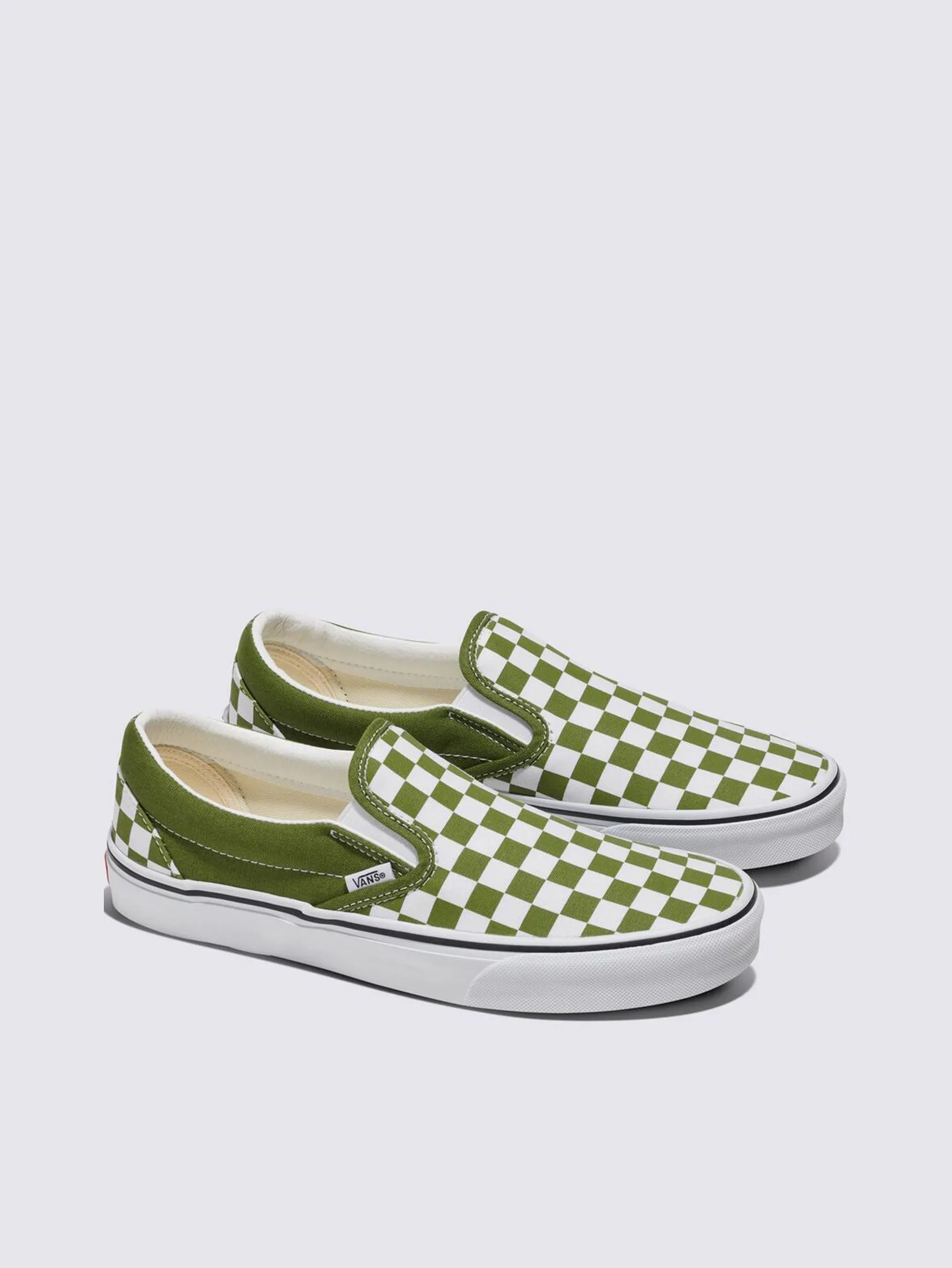 VANS Unisex Sneakers Classic Slip-On Color Theory / Check Pesto