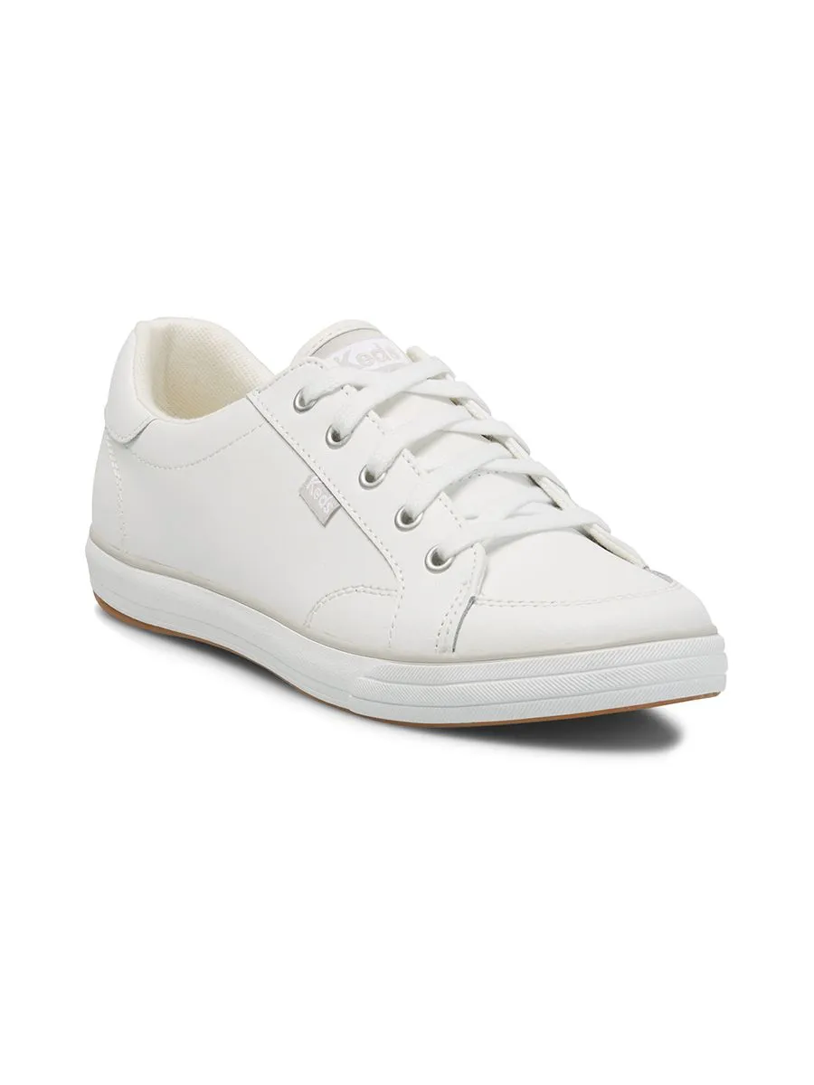 KEDS Women Center III Leather White