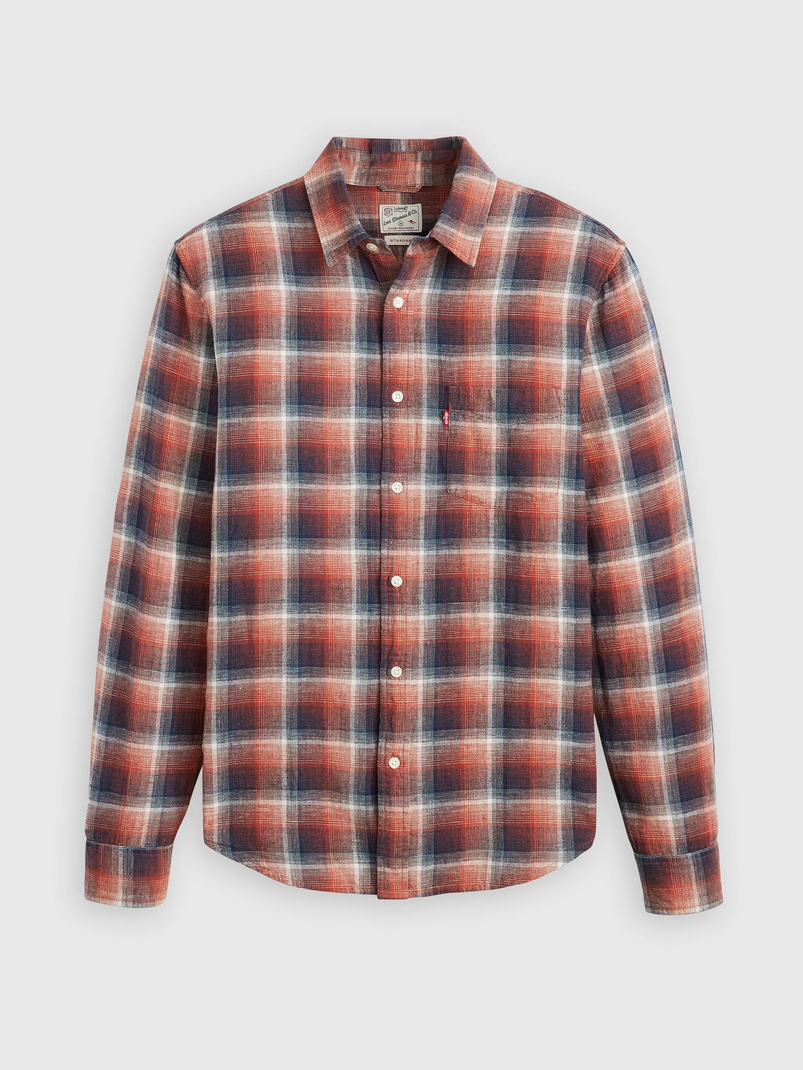 LEVI'S Men's Sunset Pocket Standard Fit Shirt  Multi Color