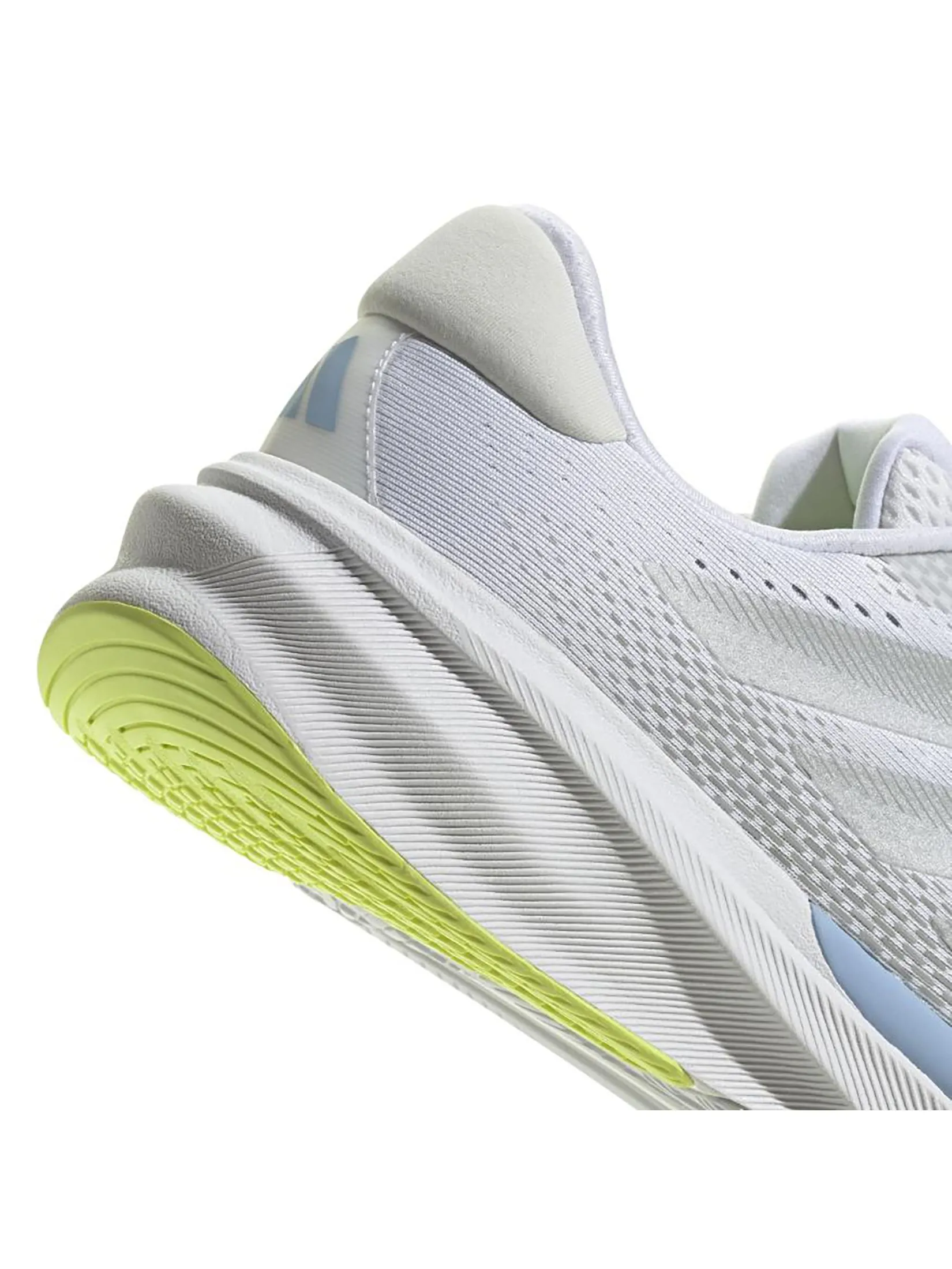 ADIDAS Men Running Shoes Supernova Stride 2 IH8654 Cloud White / Matte Silver / Glow Blue