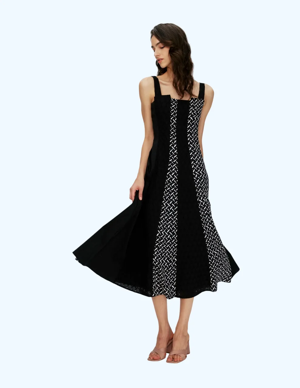 DIANE VON FURSTENBERG DVF OTTO DRESS TIGRIS/BLK Size - 2 US
