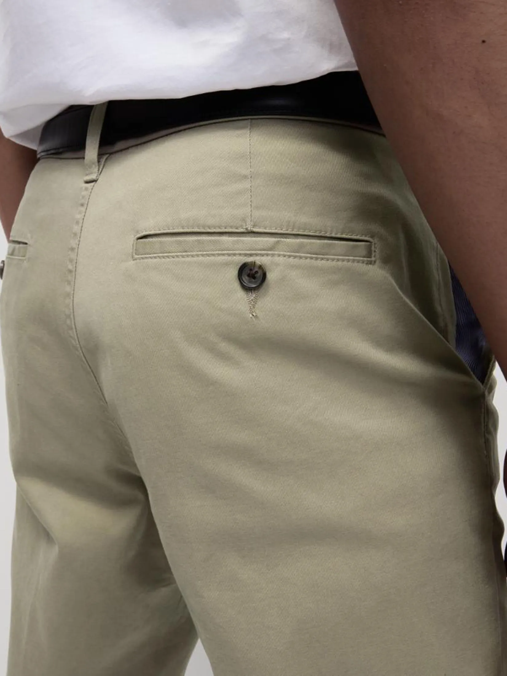 MARKS & SPENCER Men Chino Pants Regular Fit Heritage Twill