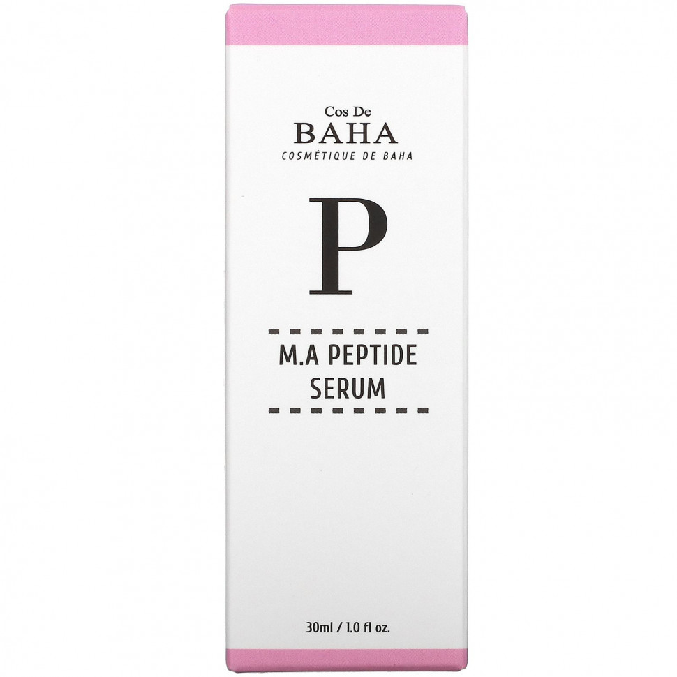 Cos De BAHA, P, M.A Peptide Serum, омолаживающая пептидная сыворотка, 30 мл (1 жидк. унция)