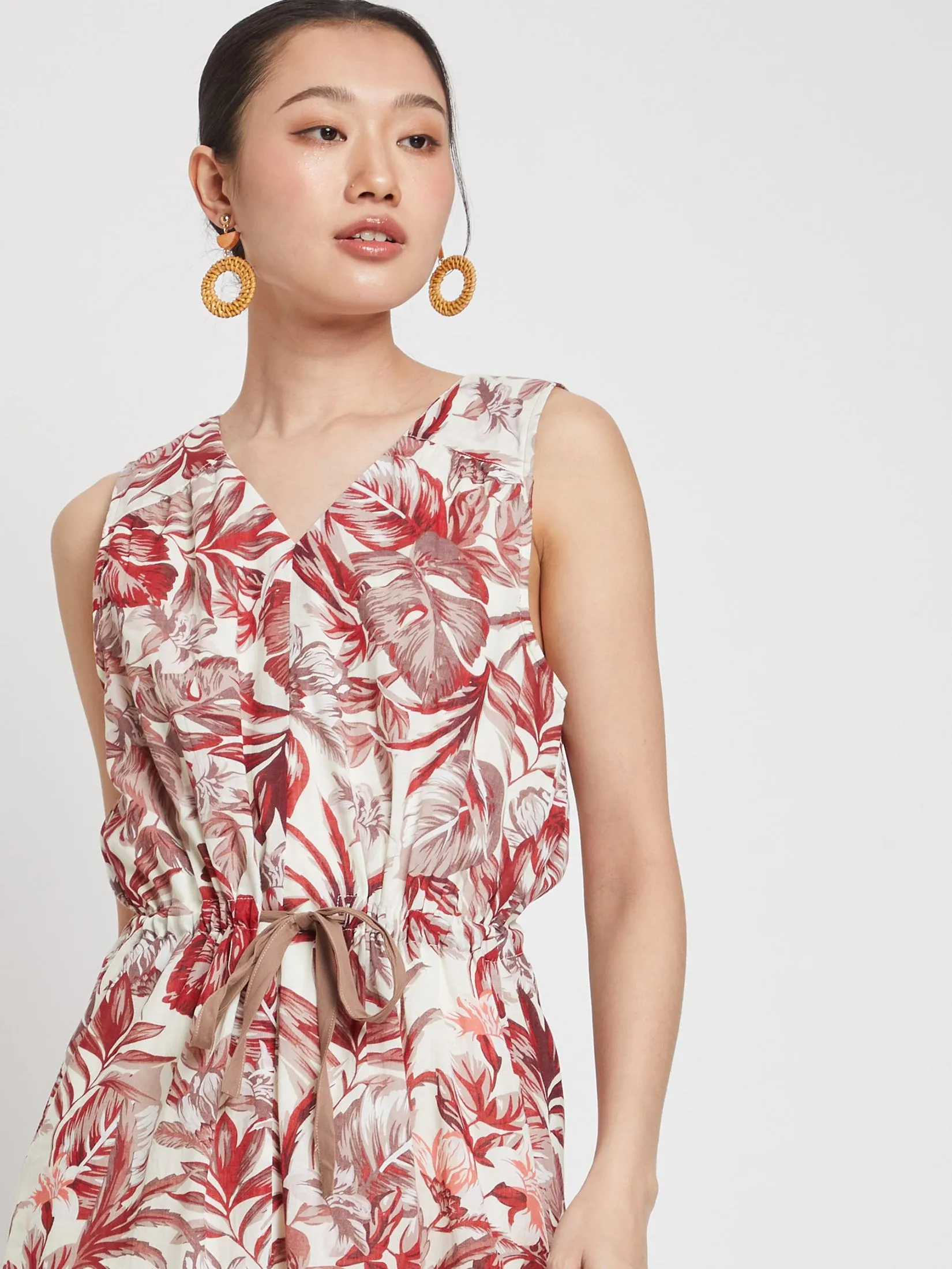 JOURNAL Women Dress Sleeveless Cotton Woven