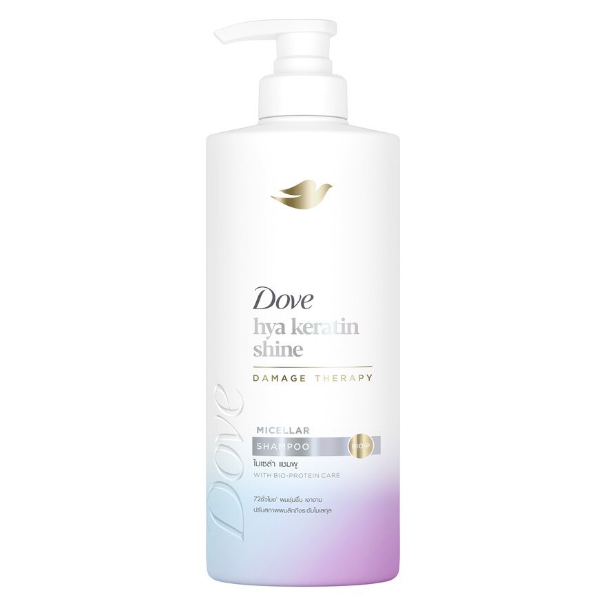 Dove Shampoo Hya Keratin Shine Micellar 380 Ml. - Shine