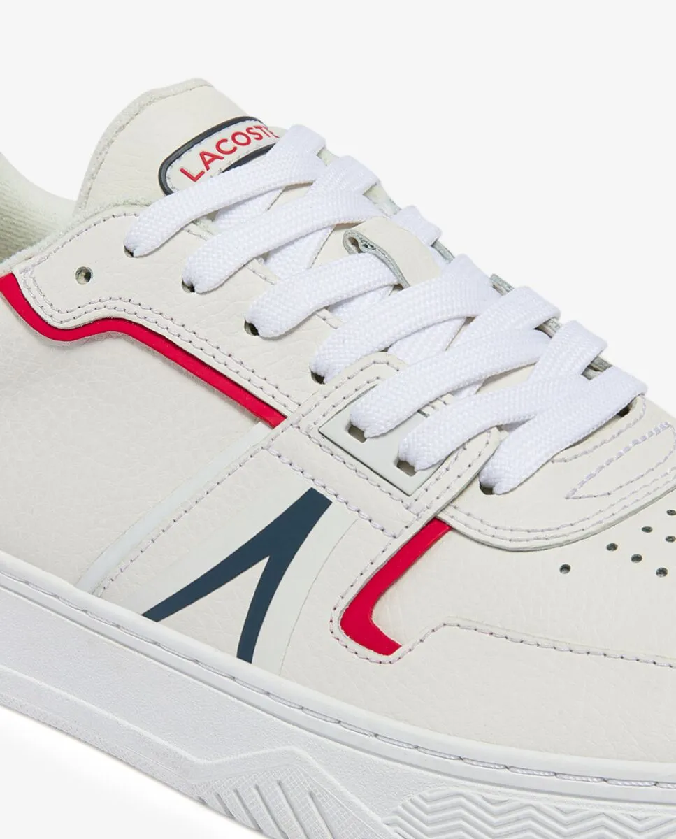 LACOSTE Men’s L001 Leather Trainers White