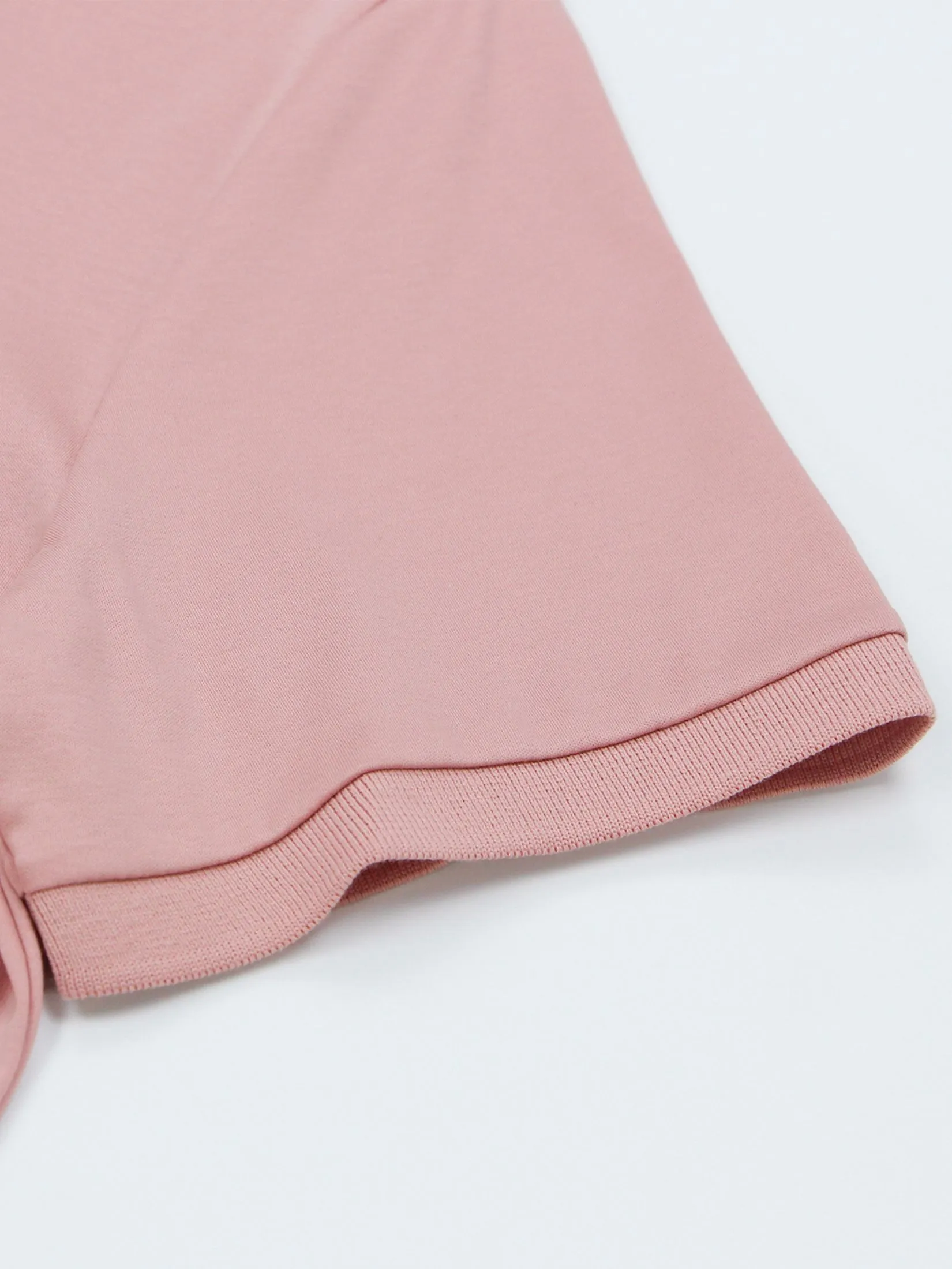 GIORDANO Men's Slim Interlock Polo (Liquid Touch) Rose Tan