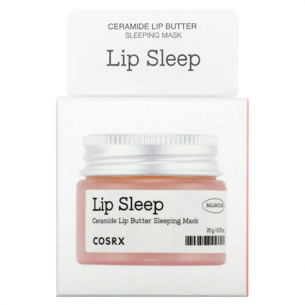 Cosrx, Lip Sleep, маска для сна с керамидным маслом для губ, 20 г (0,7 унции)