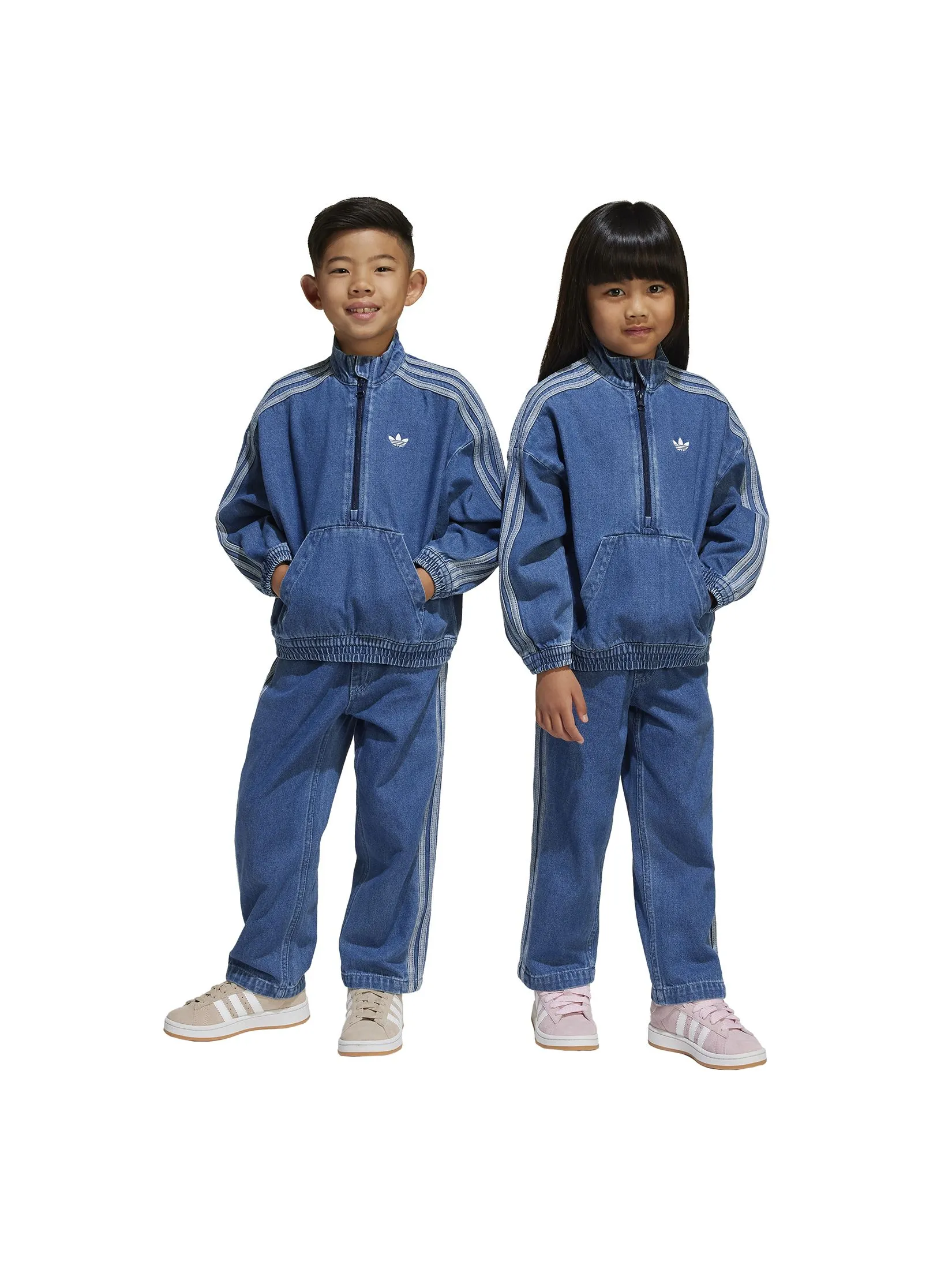 ADIDAS KIDS Unisex Toddler Denim Jacket + Pants Set Jeans