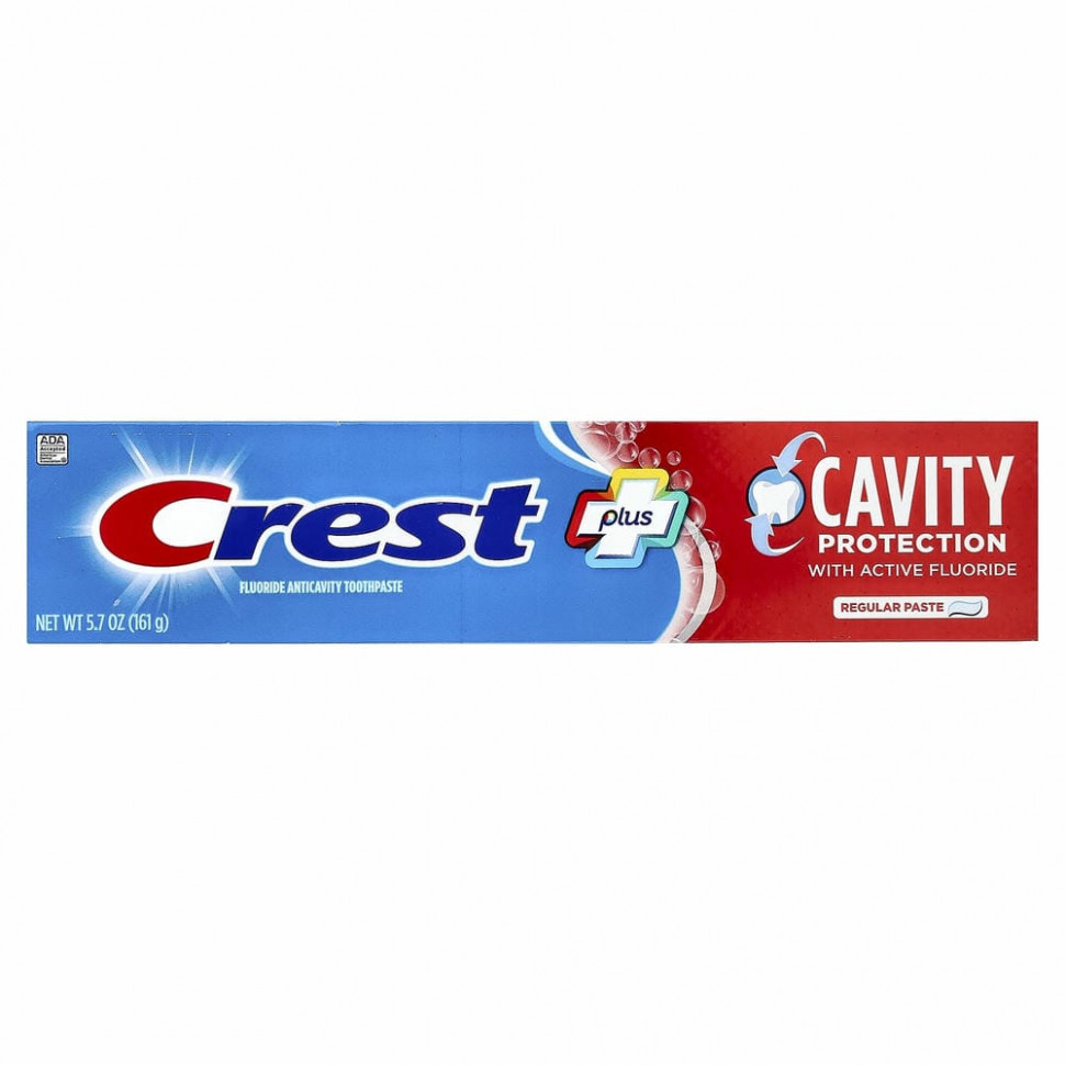 Crest, Cavity Protection, зубная паста с фтором, обычная, 161 г (5,7 унции)