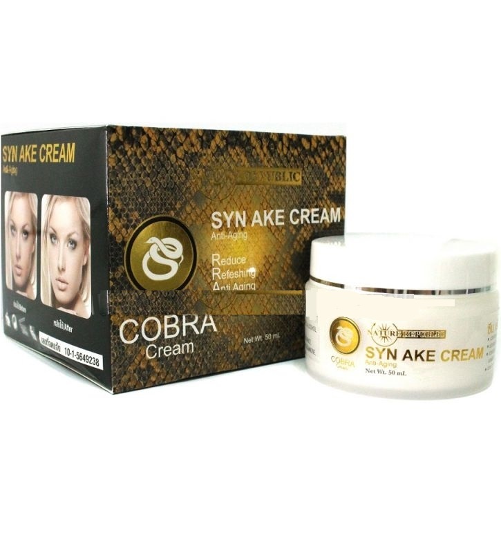Крем для лица с пептидами змеиного яда Syn Ake Nature Republic 50 мл