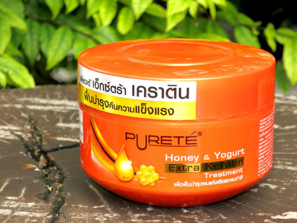 Маска с кератином, медом и йогуртом для светлых волос Purete 250 гр