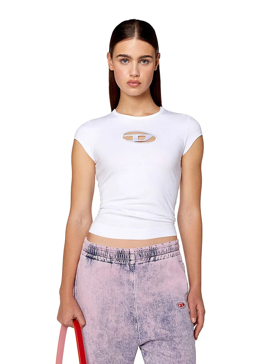 DIESEL Women T-Shirt T-ANGIE T-SHIRT White