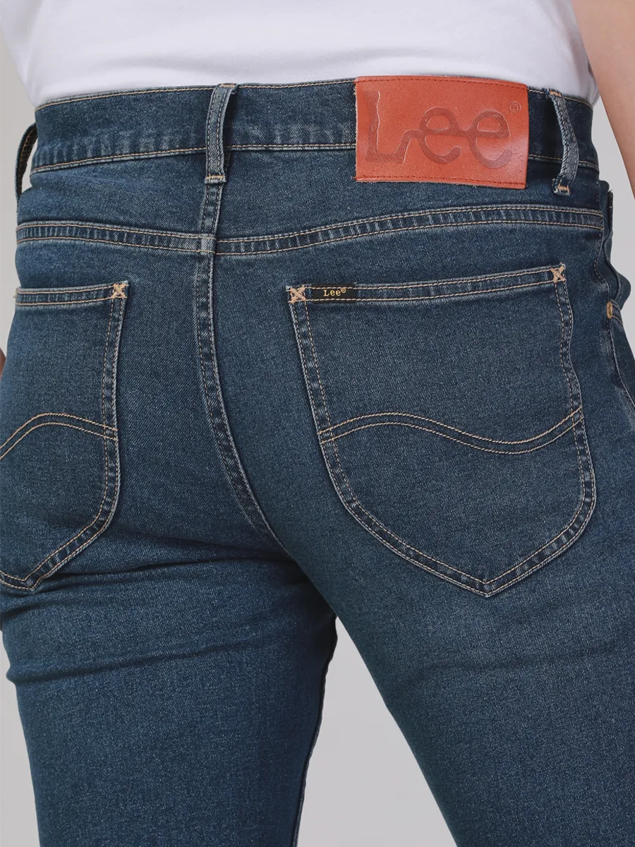 LEE Men s Jeans Low Ramone Fit Mid Indigo