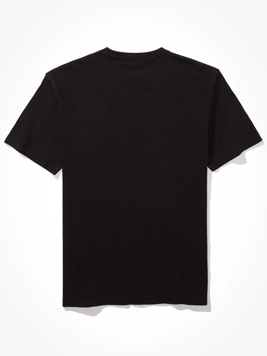 AMERICAN EAGLE SS CORE P/C DYE NEW EAGLE 001 BLACK