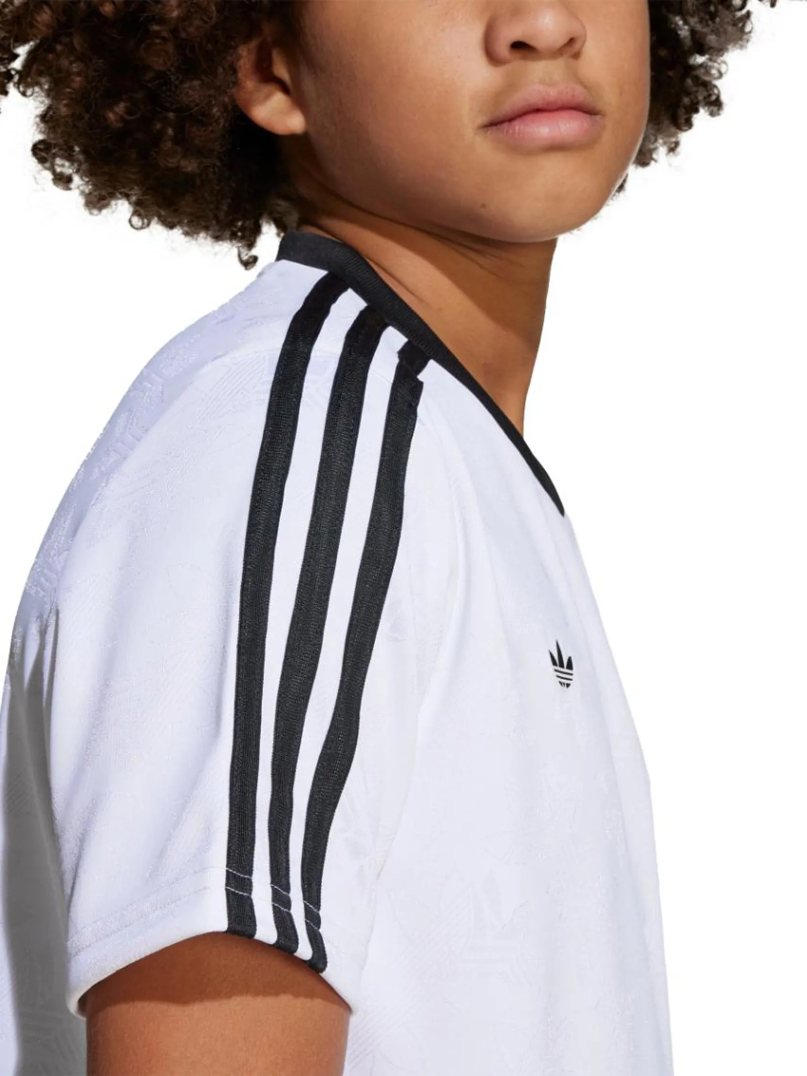 ADIDAS KIDS Unisex Kid Football T-Shirt White