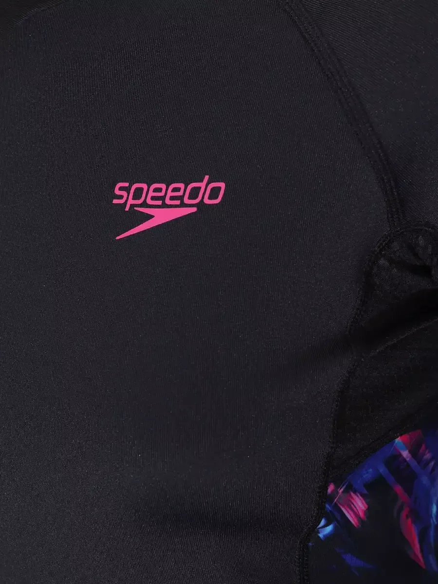 SPEEDO Women Rashguard Deluxe Long Sleeves Breathable Black - SP111SP679DWTH