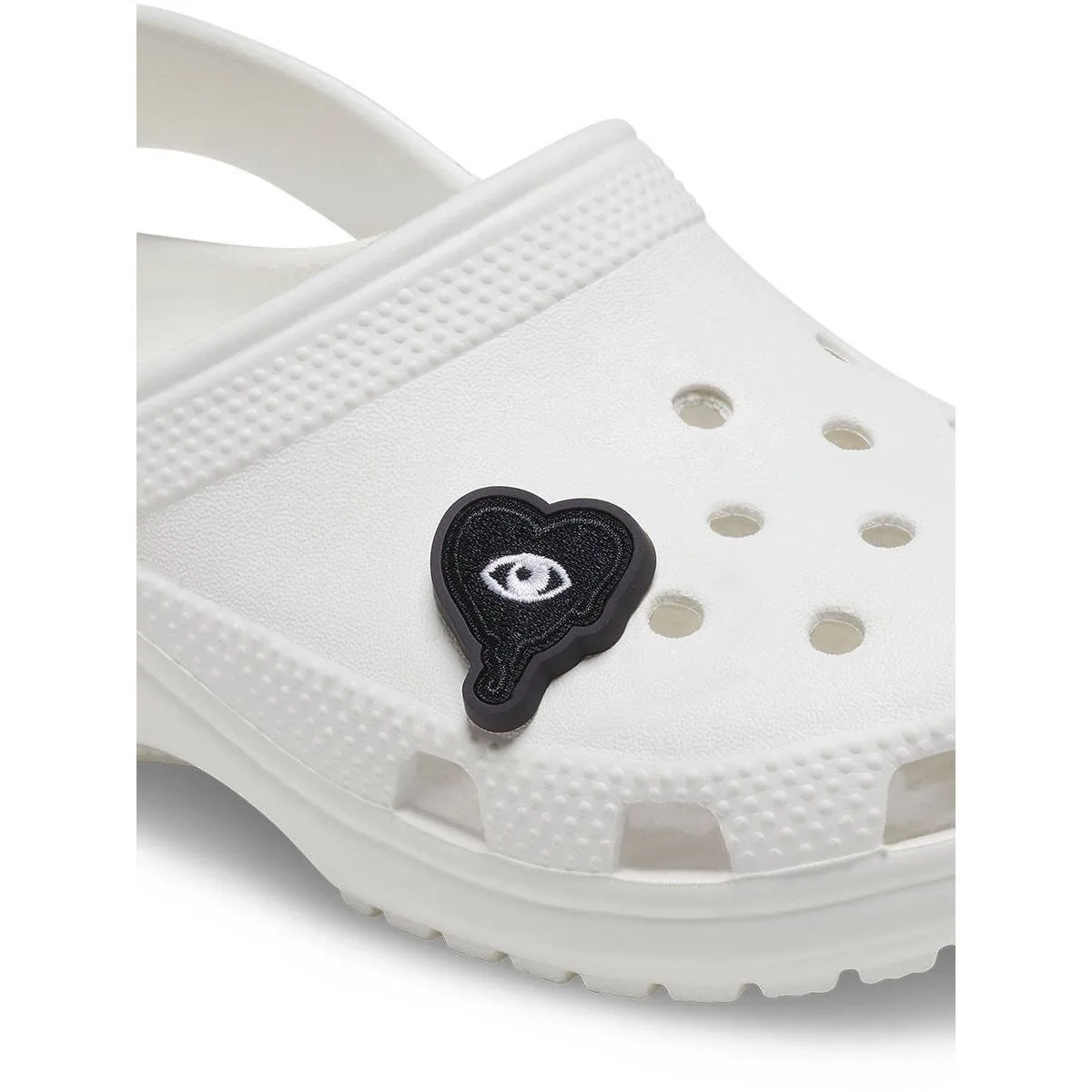 CROCS Jibbitz Shoes Charm Dripping Black Heart Patch Multi Color - CR024AC433DLTH