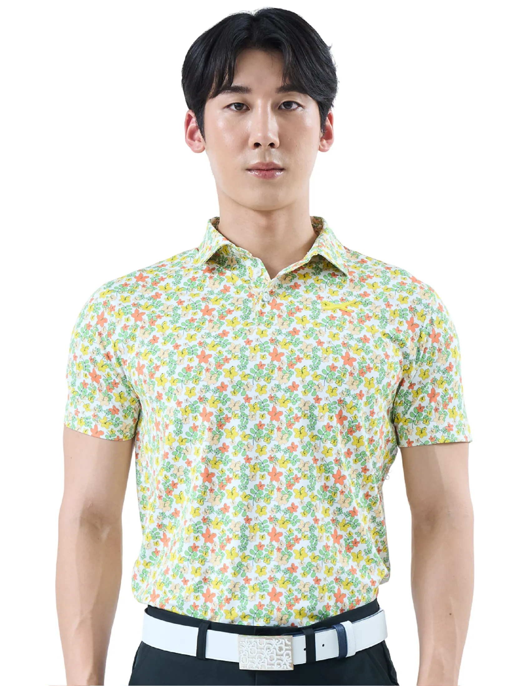 XOLO White MEN LIBERTY PRINTERD POLO (040118)