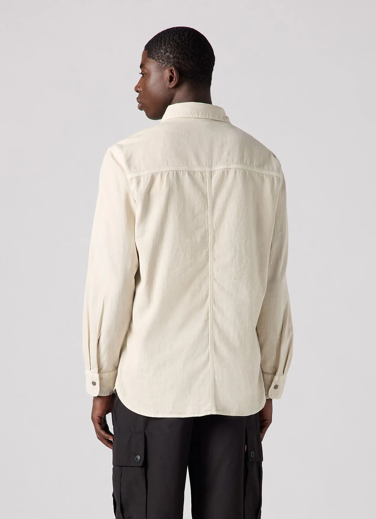 LEVI'S Men’s Long-Sleeve Auburn Worker Shirt Cream