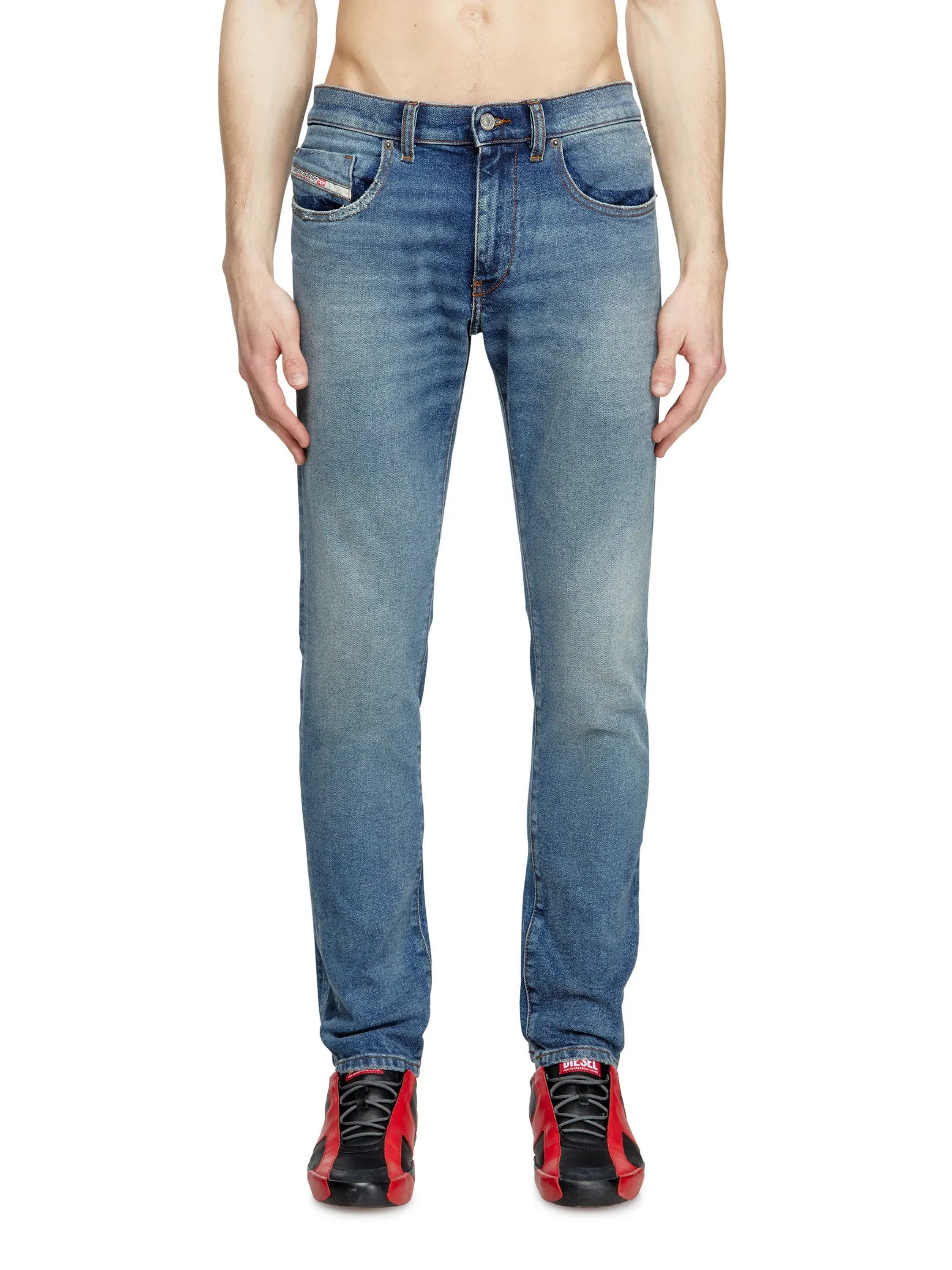 DIESEL Jeans Pants Men 2019 D-STRUKT L.30 TROUSERS Blue