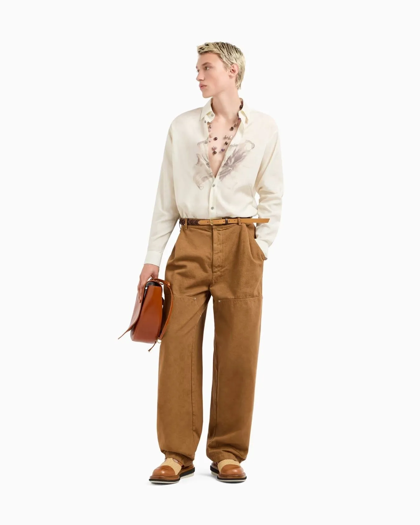 EMPORIO ARMANI Trousers Men EM001860-AF15513-U6193 Brown