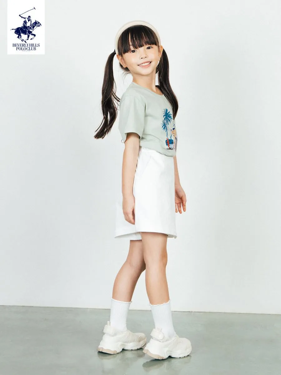 BEVERLY HILLS POLO CLUB White Girls Skorts Model KT2C001