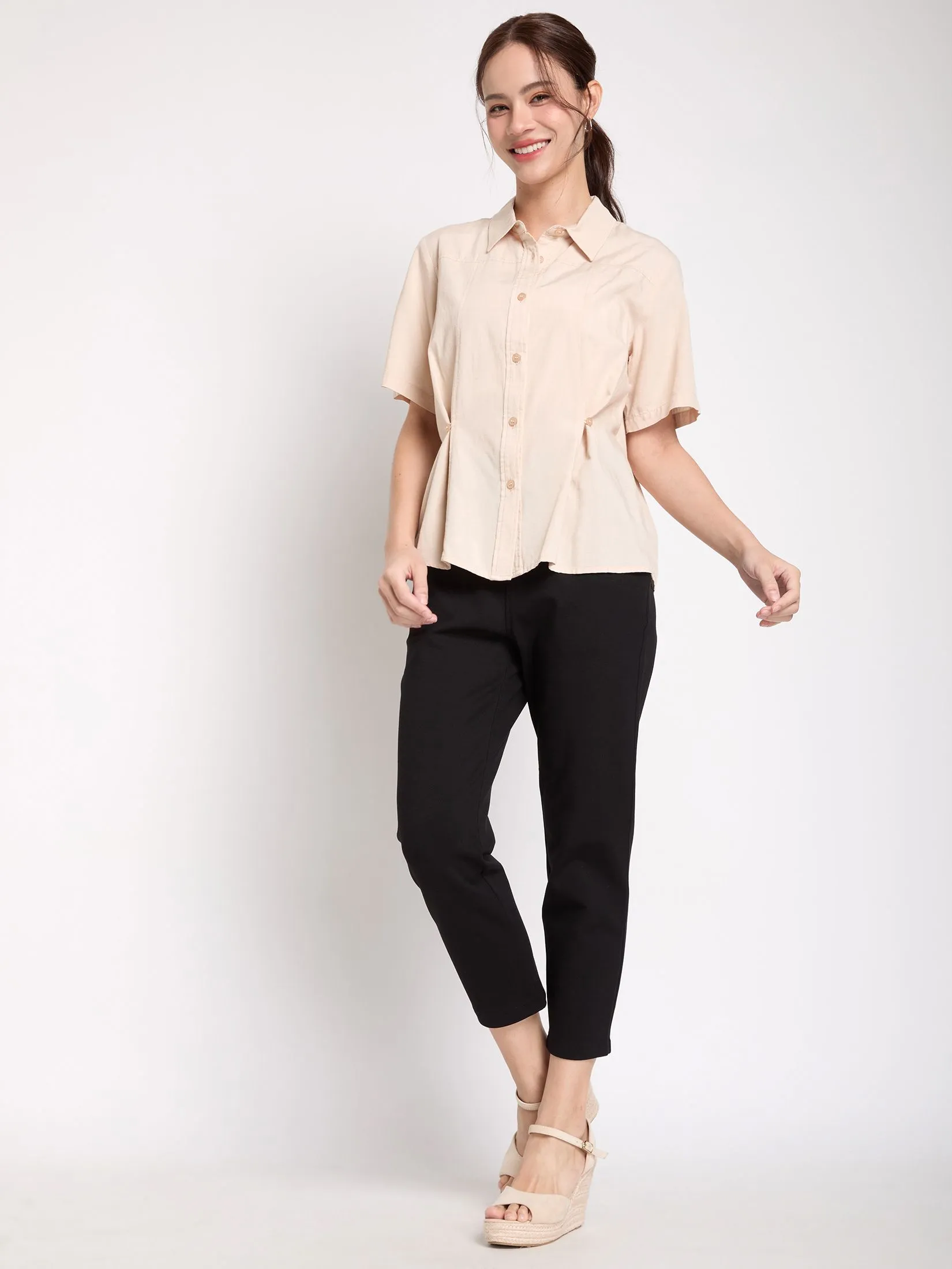 EASY PIECES Women Shirt Short Sleeves