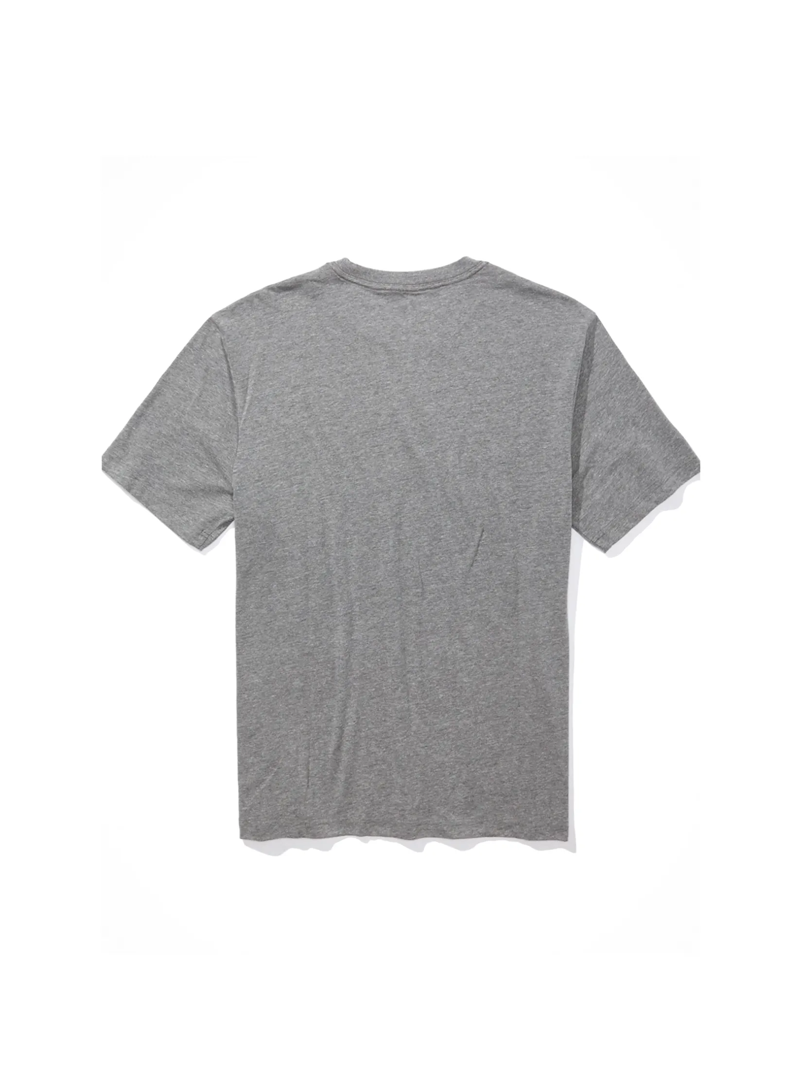 AMERICAN EAGLE MEN G MFO SS SET IN TEE- PC DYE + SERIOUSLY SOFT WASH 006 HEATHER GRAY