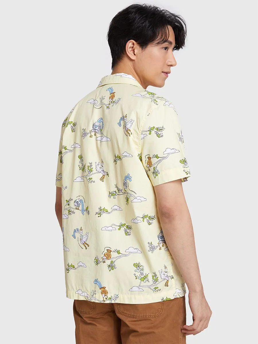 DEFRY 01 DEFRY 01 X Guillaume Sardin Men Shirt Short Sleeve With Graphic Print