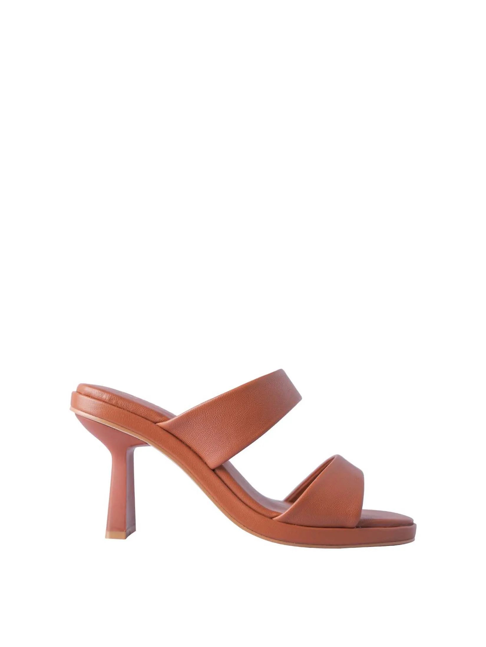 VILLAINS SF SOFINA Women's Platform Heeled Sandals BROWN