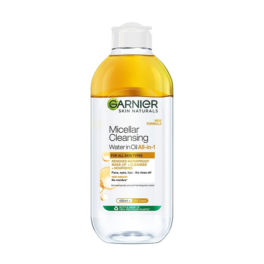 Garnier Skin Naturals Micellar Cleansing Water in Oil All-in-1 400 Ml.