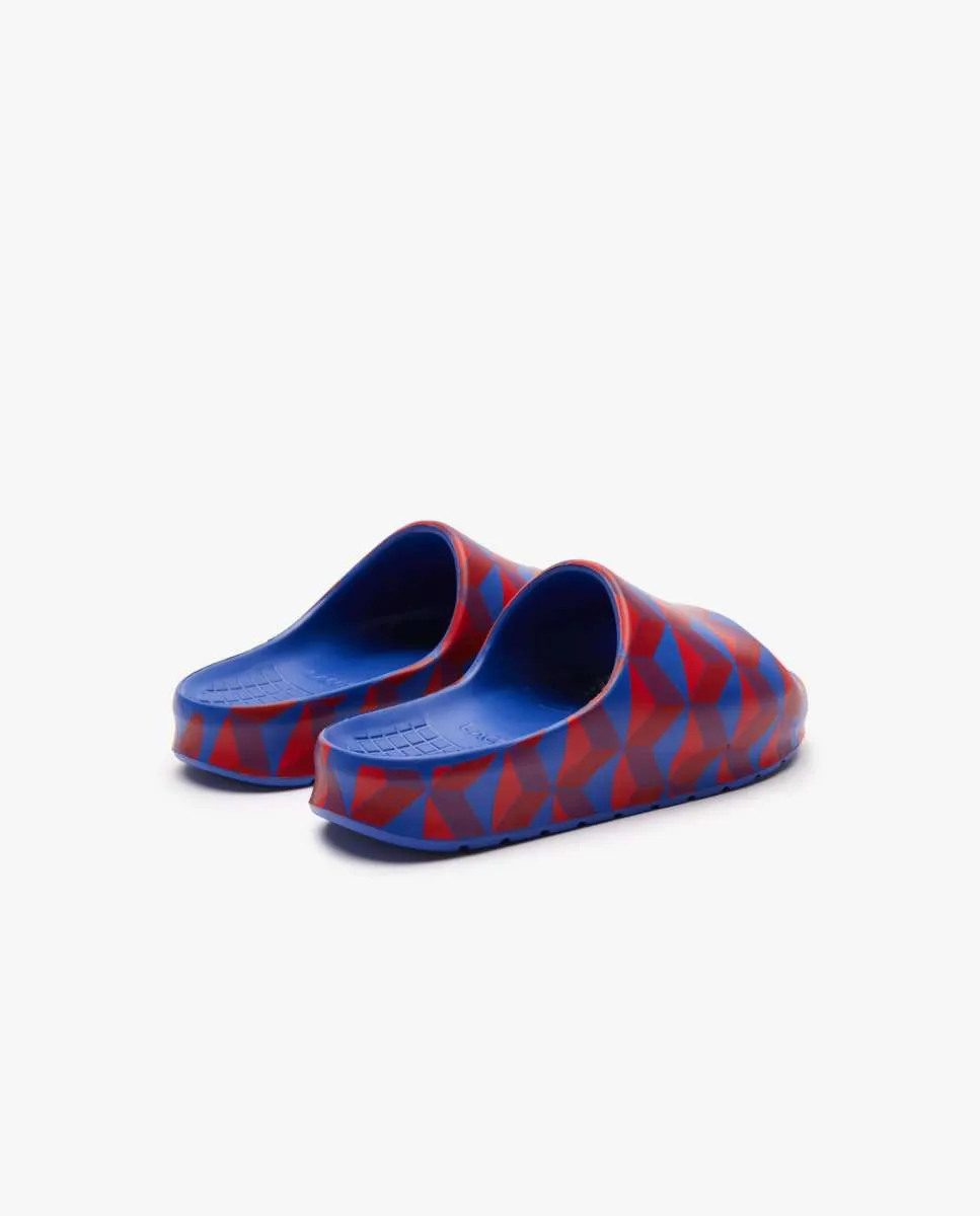 LACOSTE Women’s Serve Slide 2.0 Printed Red