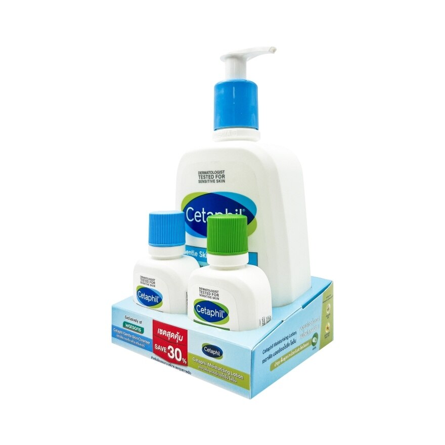 Cetaphil Gentle Skin Cleanser 500 +59ml. + Moisture Lotion 59 ml.