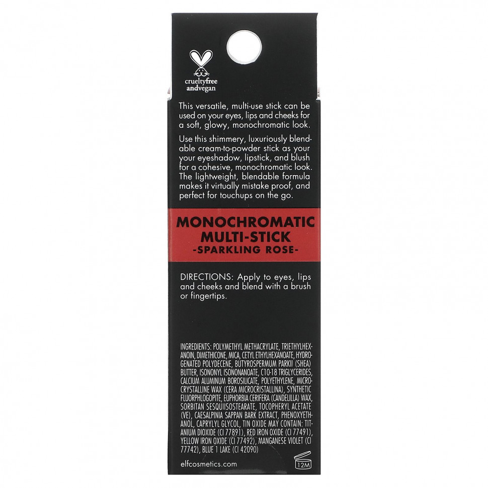 E.L.F., Monochromatic Multi-Stick, игристая роза, 4,4 г (0,155 унции)
